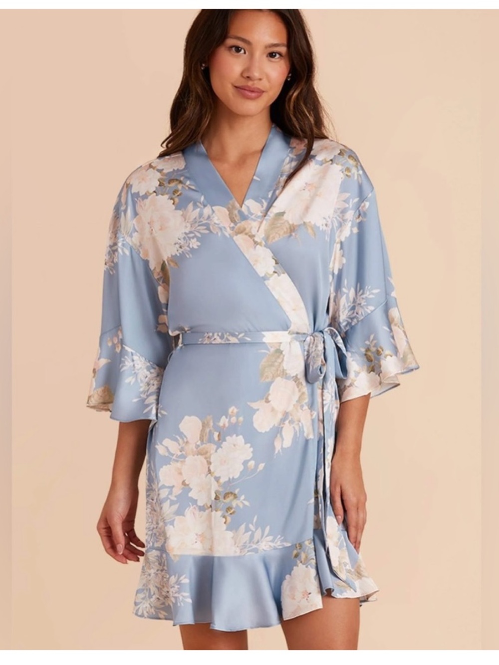 Birdy Grey Kenny Floral Ruffle Robe
Dusty Blue Romantic Bouquet XS / S